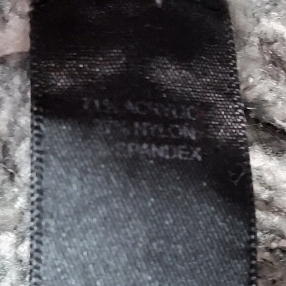 TAHARI Pullover Sweater Women's M Gray V-Neck Long Sleeve Stretch Acrylic Nylon - Picture 6 of 7